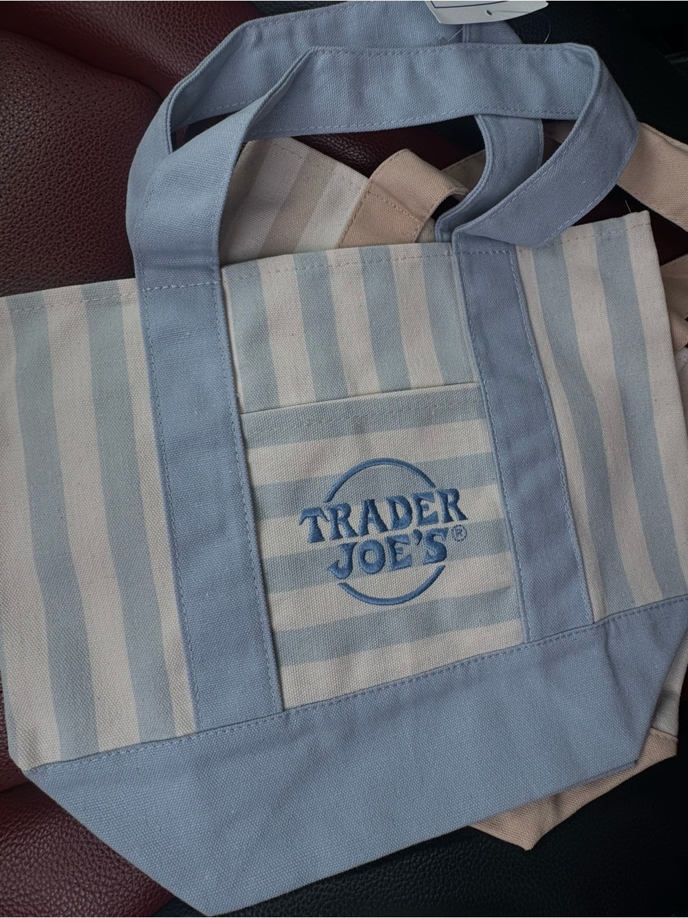 Trader Joe’s Mini Striped Canvas Tote Bag Summer 2026